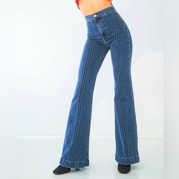Revice Denim Rollergirl Flares - Picture 1 of 4